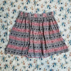 Ornate Print Skirt